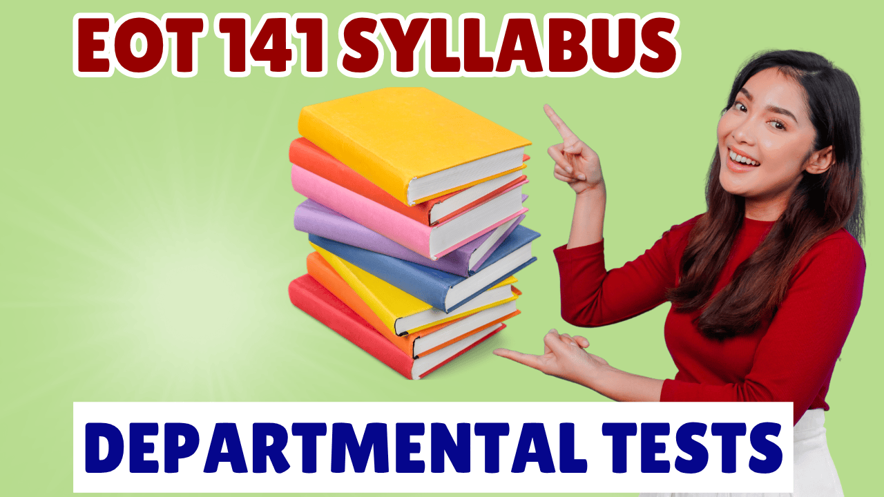EOT 141 SYLLABUS